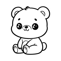 a illustration of cute bear