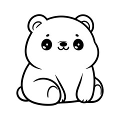 a illustration of cute bear