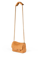 women hand bag  with a chain on transparent 