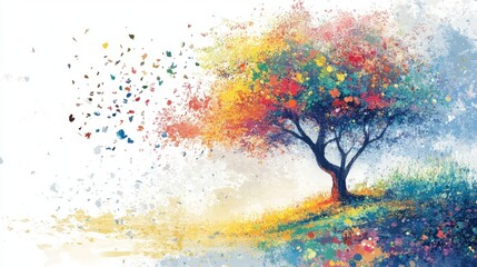 Generic Impressionist Painting Scene