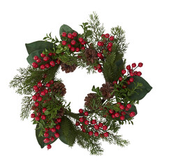 wreath isolated on transparent 