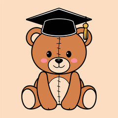 Graduation Teddy Bear with Cap