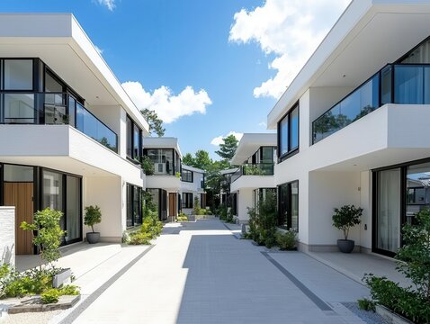 Highend twin homes with private elevators and multicar garages, Real Estate  Twin House, exclusive conveniences