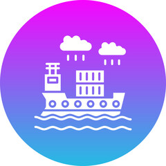 Naklejka premium Cargo shipping Icon