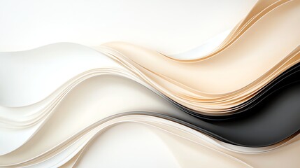 Abstract waves in neutral tones create a soothing flowing pattern, perfect for modern backgrounds and designs.