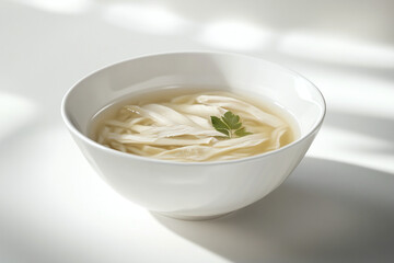 Gourmet shio ramen with perfectly balanced flavors, soft noodles, and a clear broth