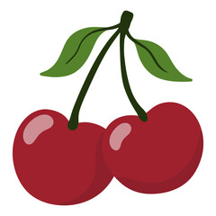 illustration of cherry vector