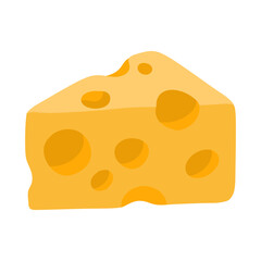 slice of cheese vector illustration