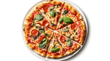 Generic Plate Pizza Scene