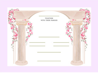 wedding invitation card