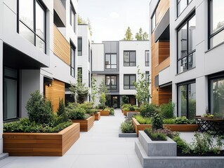 Ecocondo with rain gardens and greywater recycling, Real Estate  EcoFriendly Condominium, innovative water conservation
