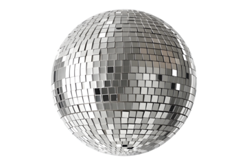disco ball isolated on white