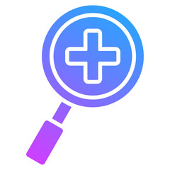 Fototapeta premium Online Learning Icon Symbol Glyph Gradient