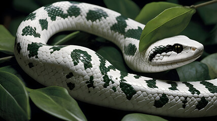 close up of a snake