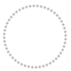 krisan flower circle