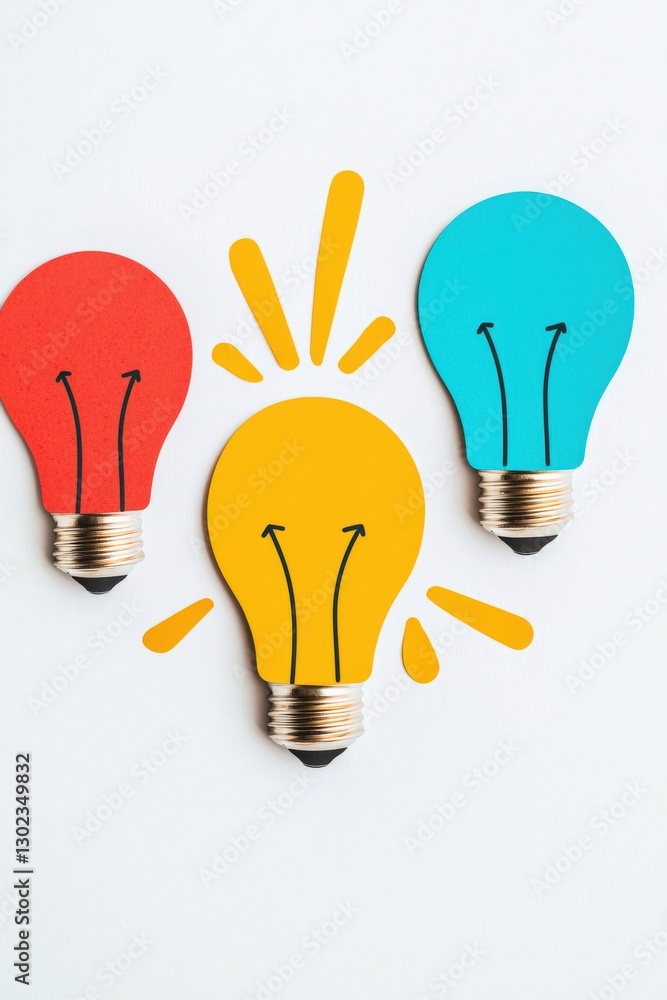 Poster a scene showing multiple perspectives merging into one innovative idea, critical thinking skills