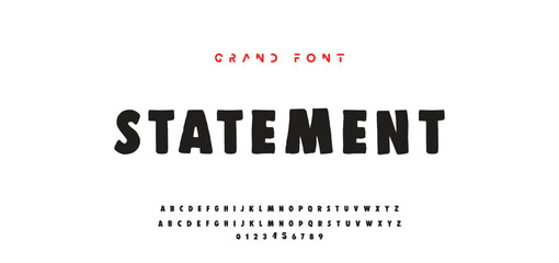 Playful cartoon Font, funky typeface for joyful brings life designs like children's artwork, birthday invitations, playful branding, and carnival typography. Vector typeset