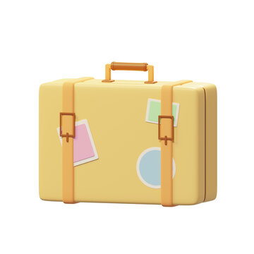 travel suitcase 3d illustration