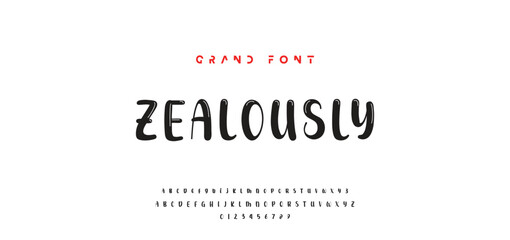 Playful cartoon Font, funky typeface for joyful brings life designs like children's artwork, birthday invitations, playful branding, and carnival typography. Vector typeset