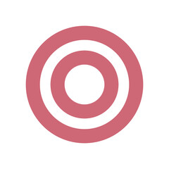 二重丸のアイコンイラスト