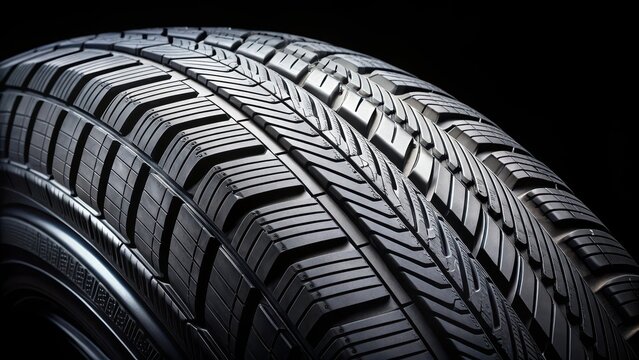 Close-up of a Pirelli tire's sidewall with tread patterns, showing detailed texture and design elements , vehicle component, tire detail