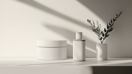 A clean and professional product mockup for branding design, editable placeholders, sleek presentation