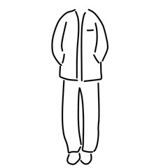 man in suit illustration drawing