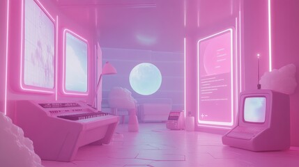 Retro old computer user interface,Pink Y2K computer window page and retro interface of PC screenTrendy,y2k pc element,8 bit pixel art,Transgressive conceptual modern art,kawaii retro 90s style.