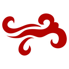 Chinese Cloud Ornament Illustration Set