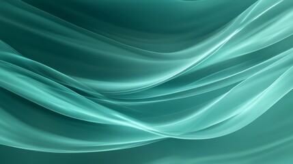 Fototapeta premium Teal Swirls: Abstract Currents Flowing to Serenity 