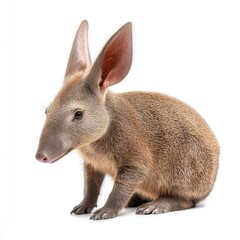Obraz premium Aardvark isolated on white background.