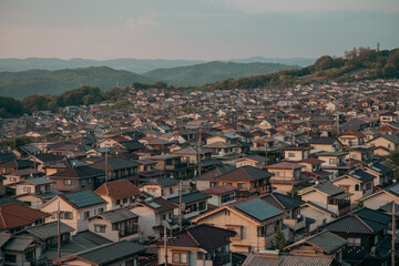 A commuter town in western Japan
