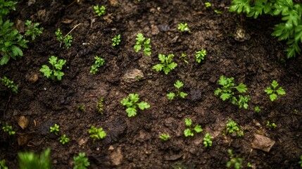 Forest Floor Tapestry: Earth Tones & Tiny Sprouts 