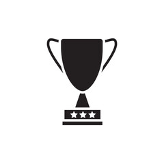 trophy design template icon vector illustration