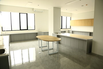 Architectural Detail of a Circular Skylight in a Stairwell