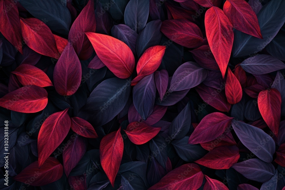 Poster vivid fractal foliage with intricate, flowing patterns, creating a mesmerizing backdrop for any scre