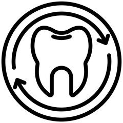 Tooth Replacement Icon
