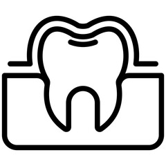 Enamel Teeth Icon