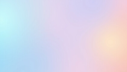 Ethereal pastel shades blend softly in serene sky blue background