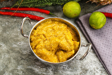 Inchian cuisine - chicken cashew curry