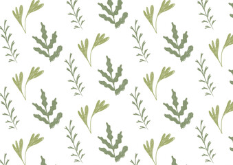 Soft Pastel Seamless Floral Pattern with Hand-Drawn Meadow Flowers, Delicate Petals, and Leaves. Perfect for Wrapping, Fabric, and Seasonal Prints. Vector Illustration.