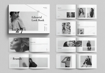 Editorial Lookbook Template Landscape