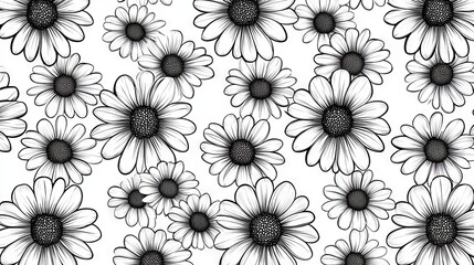 Serene Spaces: Boho Chic Doodle Art for Biophilic Bliss