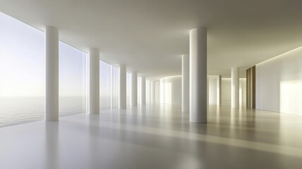 Modern Minimalist Interior – Spacious, Bright, and Elegant Architectural Design