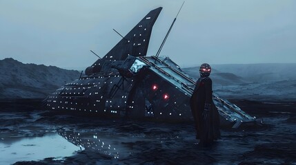 荒廃的なSF風の画像 159 Generative AI