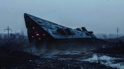 荒廃的なSF風の画像 167 Generative AI