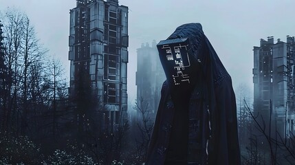 荒廃的なSF風の画像 168 Generative AI