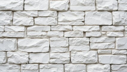 Fototapeta premium Textured White Stone Wall Background Ideal For Interior and Exterior Design Applications