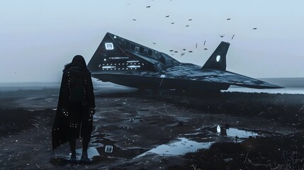 荒廃的なSF風の画像 177 Generative AI