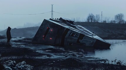 荒廃的なSF風の画像 185 Generative AI